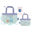 Japan Sanrio Mini Tote Bag - Hangyodon / Let's Chill - 2