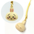 Japan Chiikawa Tiny Charm Face-shaped Bell Netsuke - Rabbit - 2