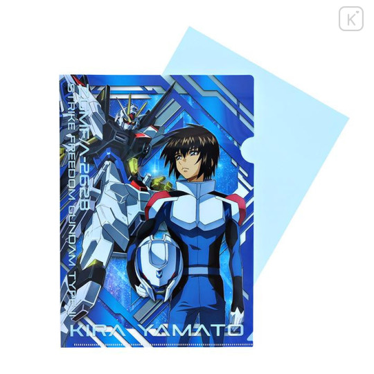 Japan Mobile Suit Gundam Seed A4 Clear File Folder - Kira Yamato - 4