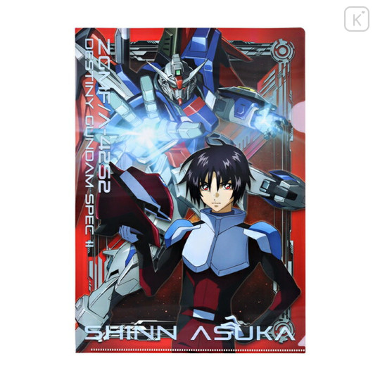 Japan Mobile Suit Gundam Seed A4 Clear File Folder - Shinn Asuka - 2