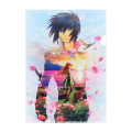 Japan Mobile Suit Gundam Seed A4 Clear File Folder - Kira Yamato Light - 2