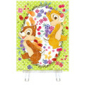 Japan Disney Petit Paris Clear Jigsaw Puzzle 150pcs with Frame - Chip & Dale : Spring - 1