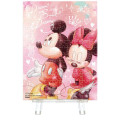 Japan Disney Petit Paris Clear Jigsaw Puzzle 150pcs with Frame - Mickey & Minnie Mouse - 1