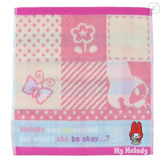 Japan Sanrio Jacquard Wash Towel - My Melody / Excited - 1