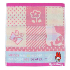 Japan Sanrio Jacquard Wash Towel - My Melody / Excited