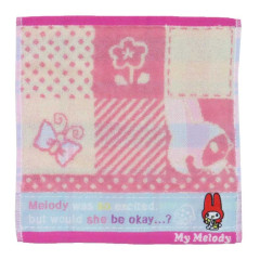 Japan Sanrio Jacquard Towel Handkerchief - My Melody / Excited