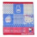 Japan Sanrio Jacquard Wash Towel - Hello Kitty / How do you do - 1