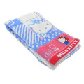Japan Sanrio Jacquard Face Towel - Hello Kitty / How do you do - 3