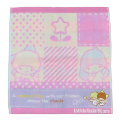 Japan Sanrio Jacquard Wash Towel - Little Twin Stars / Magical Time
