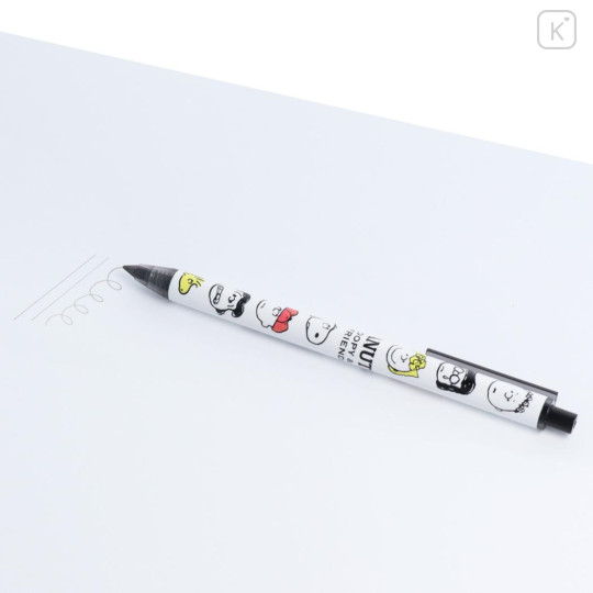 Japan Peanuts Metacil Light Knock Pencil - Snoopy / White - 4