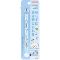 Japan Chiikawa Metacil Light Knock Pencil - Blue / Happy