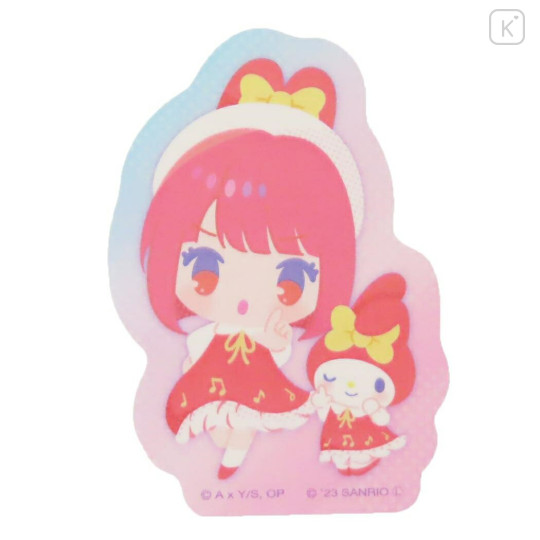 Japan Sanrio × Oshinoko Vinyl Sticker - My Melody × Kana Arima - 1