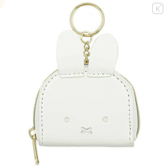 Japan Miffy Mini Accessory Pouch - White - 1