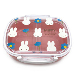 Japan Miffy Tight Lunch Box - Pink / Flora