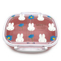 Japan Miffy Tight Lunch Box - Pink / Flora - 1