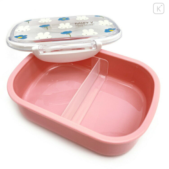 Japan Miffy Tight Lunch Box - Pink / Flora - 2
