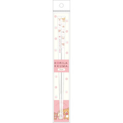 Japan San-X Clear Chopsticks 21cm - Rilakkuma / Full of Strawberry Day B