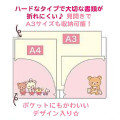 Japan San-X Double-sided A4 Clear Holder - Rilakkuma / Full of Strawberry Day - 2