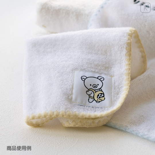 Japan San-X Mini Towel - Rilakkuma / Goyururi Everyday A - 2