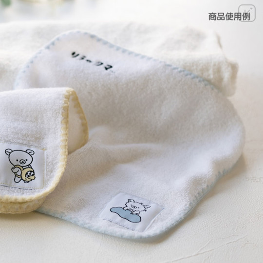 Japan San-X Mini Towel - Rilakkuma / Goyururi Everyday B - 2