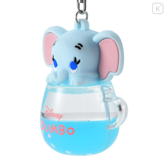 Japan Disney Store Keychain Toy - Dumbo / Water In Mug - 3