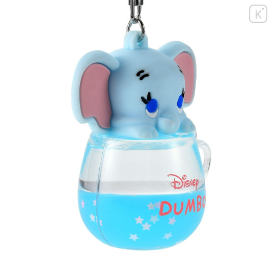 Japan Disney Store Shaka Shaka Keychain - Dumbo / Water In Mug - 5