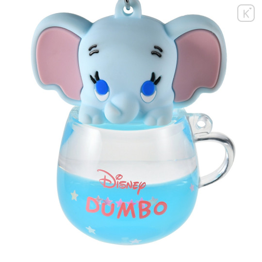 Japan Disney Store Shaka Shaka Keychain - Dumbo / Water In Mug - 6