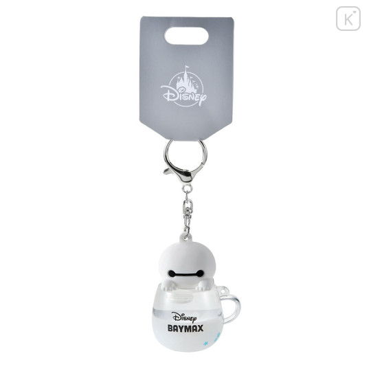 Japan Disney Store Shaka Shaka Keychain - Baymax / Water In Mug - 2