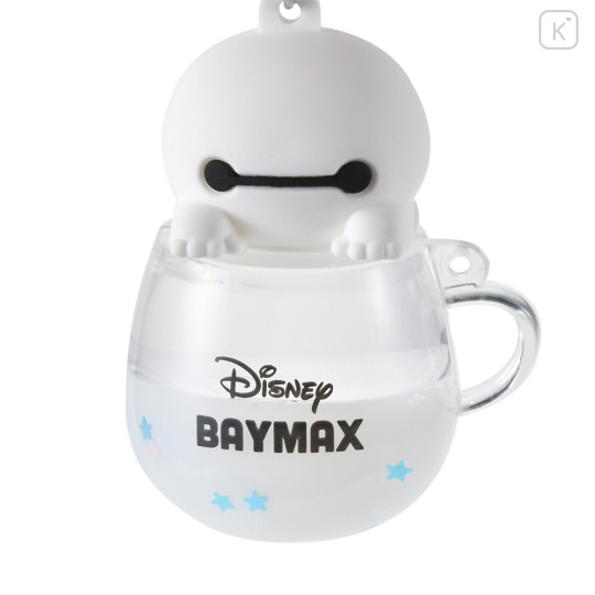 Japan Disney Store Shaka Shaka Keychain - Baymax / Water In Mug - 6