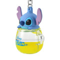 Japan Disney Store Floating Sequins Keychain - Stitch / Mug - 3