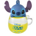 Japan Disney Store Keychain Toy - Stitch / Water In Mug - 6