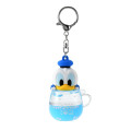 Japan Disney Store Shaka Shaka Keychain - Donald Duck / Water In Mug - 1