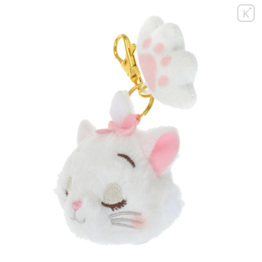 Japan Disney Store Stuffed Mascot Keychain - Marie Cat : Paw - 2