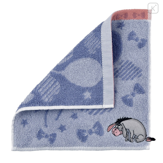 Japan Disney Store Mini Towel - Eeyore / Blue - 2