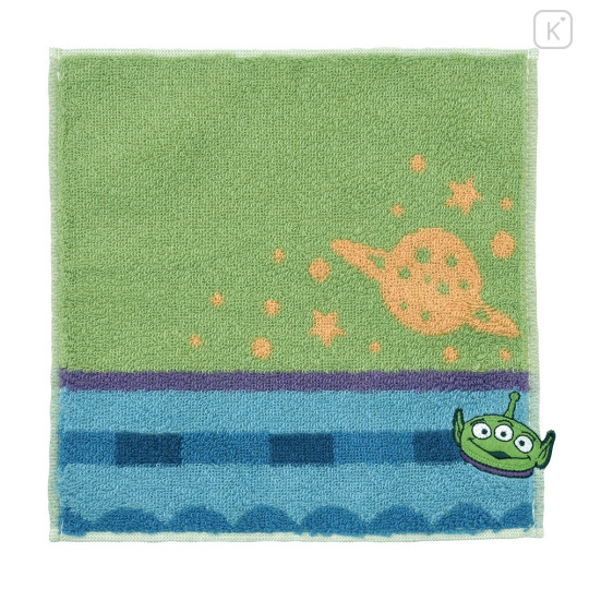 Japan Disney Store Mini Towel - Toy Story / Little Green Men - 1