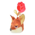 Japan Disney Store Stuffed Mascot Keychain - Zootopia Nick Wilde : Paw - 2