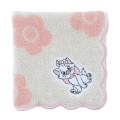 Japan Disney Store Embroidered Mini Towel - Marie Cat : Flora Mary Quant - 3
