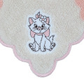 Japan Disney Store Embroidered Mini Towel - Marie Cat : Flora Mary Quant - 4