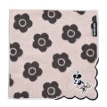 Japan Disney Store Embroidered Mini Towel - Minnie Mouse : Flora Mary Quant - 1