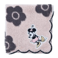 Japan Disney Store Embroidered Mini Towel - Minnie Mouse : Flora Mary Quant - 3