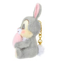 Japan Disney Store Fluffy Plush Keychain - Thumper : Smiley Heart - 3