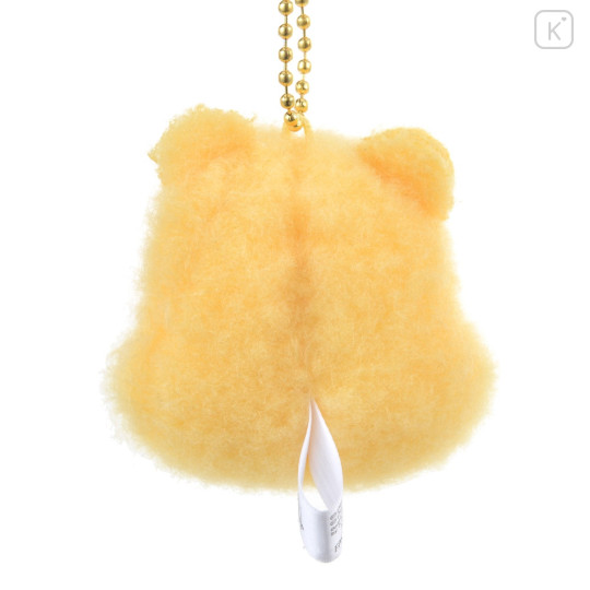 Japan Disney Store Plush Face Keychain - Pooh / Lommy - 3