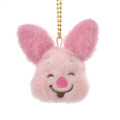 Japan Disney Store Plush Face Keychain - Piglet : Lommy - 1