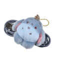 Japan Disney Store Multi Holder Key Chain - Eeyore : Fluffy Fuwamoco Zakka - 5
