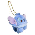 Japan Disney Store Multi Holder Key Chain - Stitch / Fluffy Fuwamoco Zakka - 3