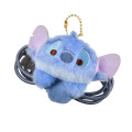 Japan Disney Store Multi Holder Key Chain - Stitch / Fluffy Fuwamoco Zakka - 5