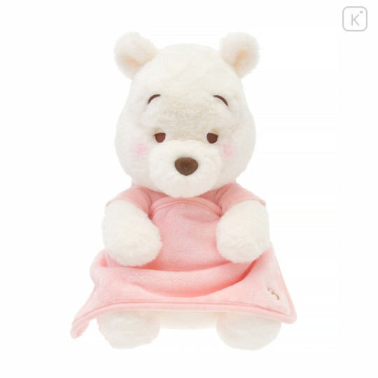 Japan Disney Store Plush Toy (M) - Pink White Pooh - 4