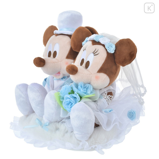 Japan Disney Store Plush Toy - Mickey & Minnie : Wedding - 2