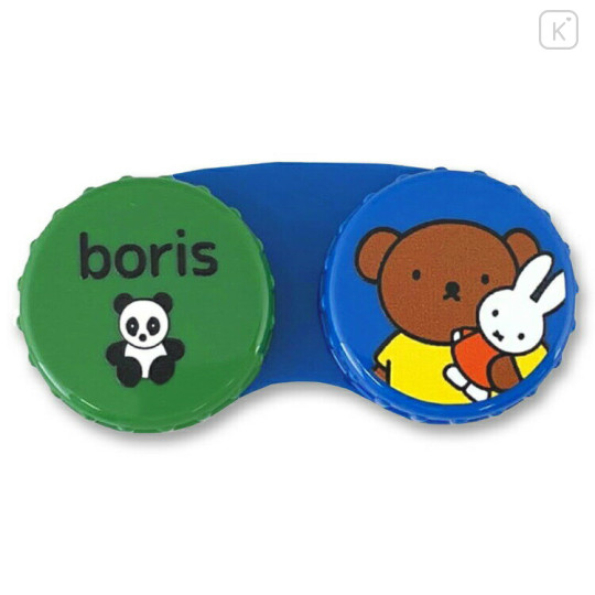 Japan Miffy Contact Lens Case - Boris & Miffy Plush - 2