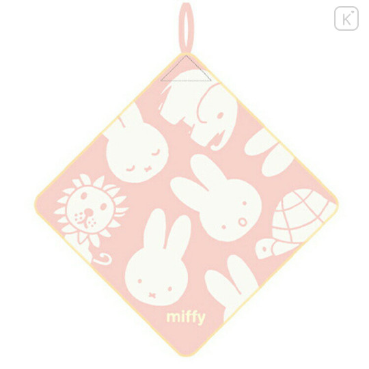 Japan Miffy Hand Towel with Loop - Pink - 2